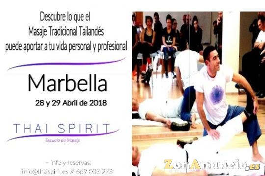 Curso Masaje Tailandés Marbella
